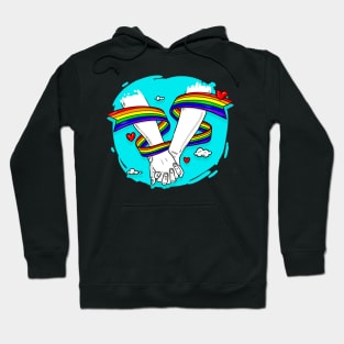 holding hands Hoodie